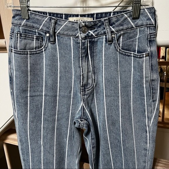 PacSun Window Pane Mom Jeans 25 - Picture 3 of 11